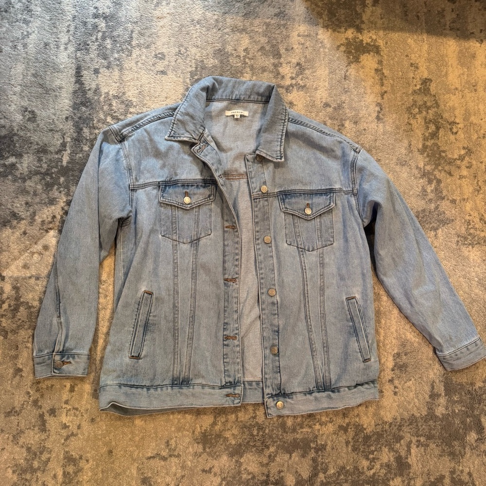 Oversized PacSun Blue Jean Jacket